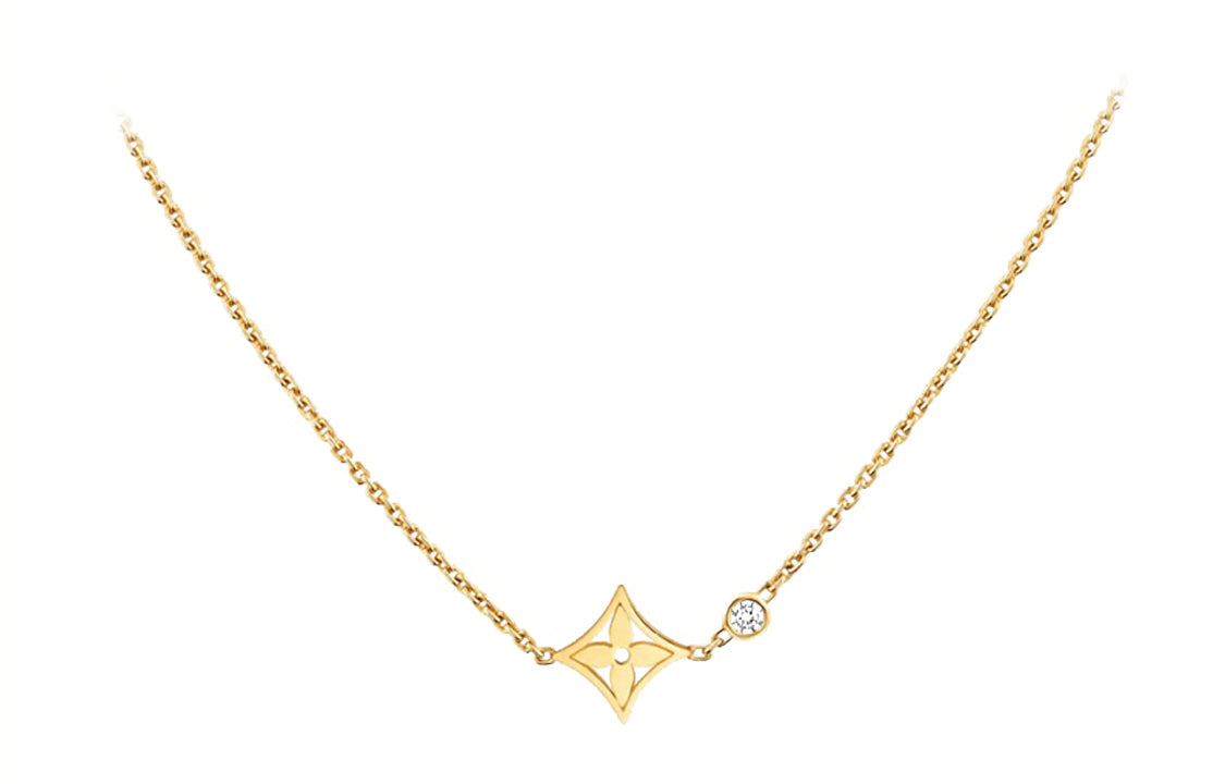 LOUIS VUITTON Idylle Blossom Pendant Yellow Gold And Diamond