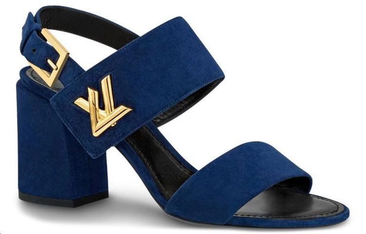 LOUIS VUITTON LV Horizon Strap Sandals Women's Blue