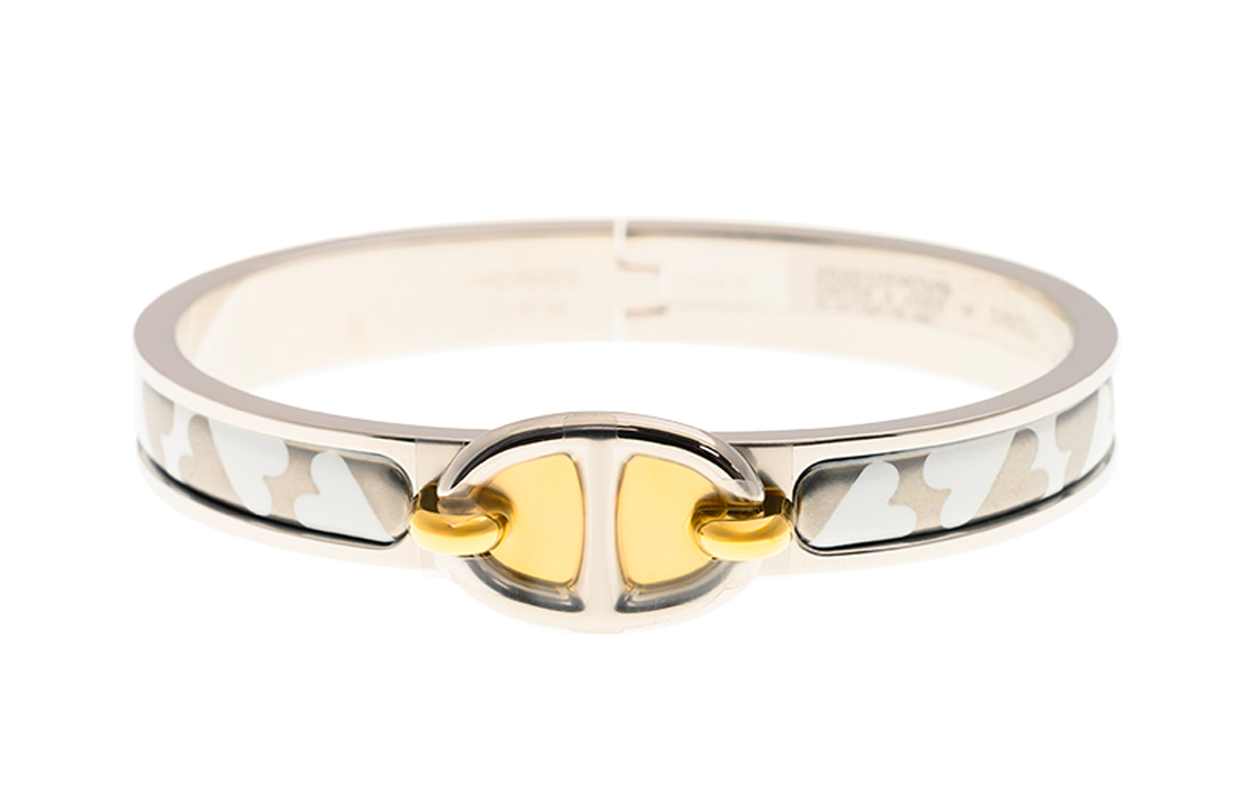 HERMES 2020s Mini Click Chaîne D'Ancre Bangle
