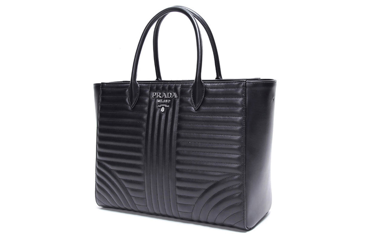 PRADA Cow Leather Shoulder Bag, Crossbody Bag, Handbag Women's Black