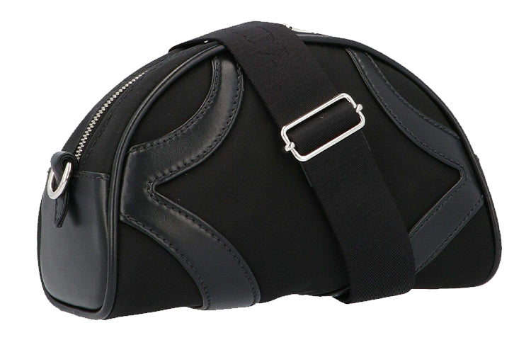 PRADA Bowling Cross Body Bag Black