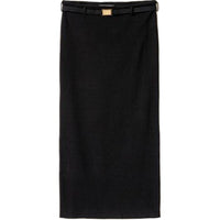 MIU MIU Casual Long Skirt Women's Black