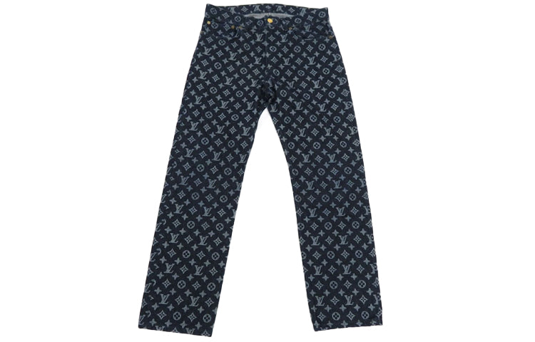 LOUIS VUITTON New Quarterly Products Of LV Jeans Men Blue