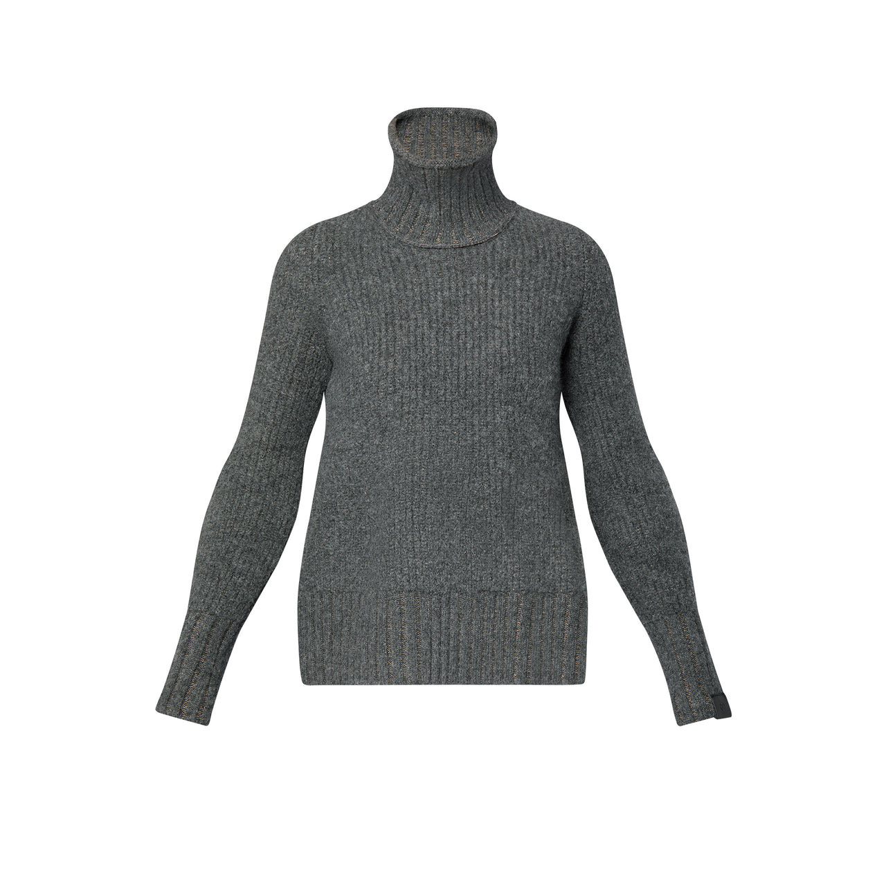 LOUIS VUITTON Pleat Waist Turtleneck Pullover