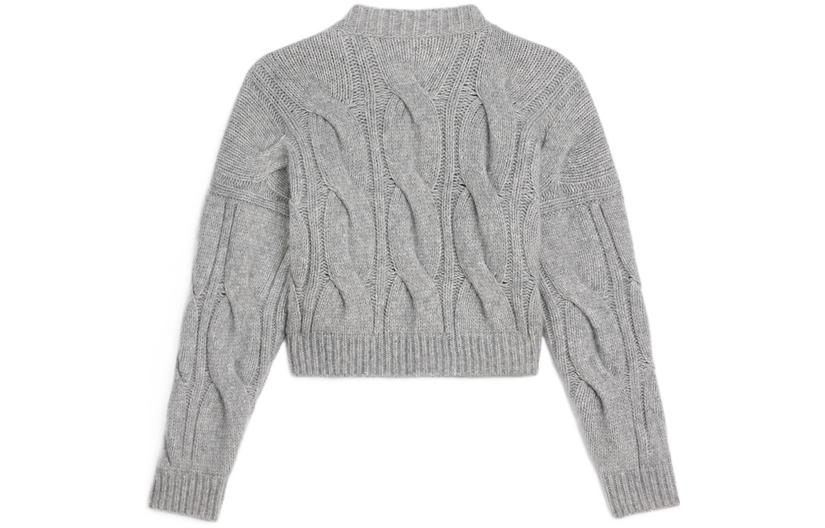 CELINE Cashmere Sweaters Women's Light Gray
