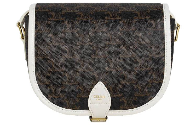CELINE Cow Leather Messenger Bag, Handbag, Shoulder Bag Women's