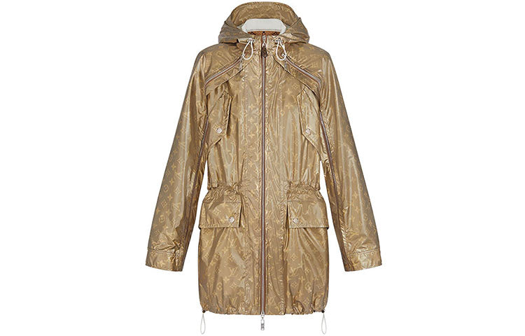 LOUIS VUITTON Parka Coat Women's Gold