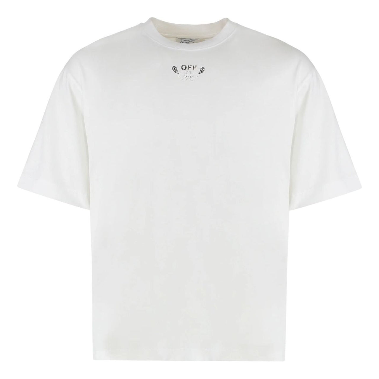 Off-White Bandana Arrow Skate Short Sleeve T-Shirt 'White' 44MAA120G5J00O0110