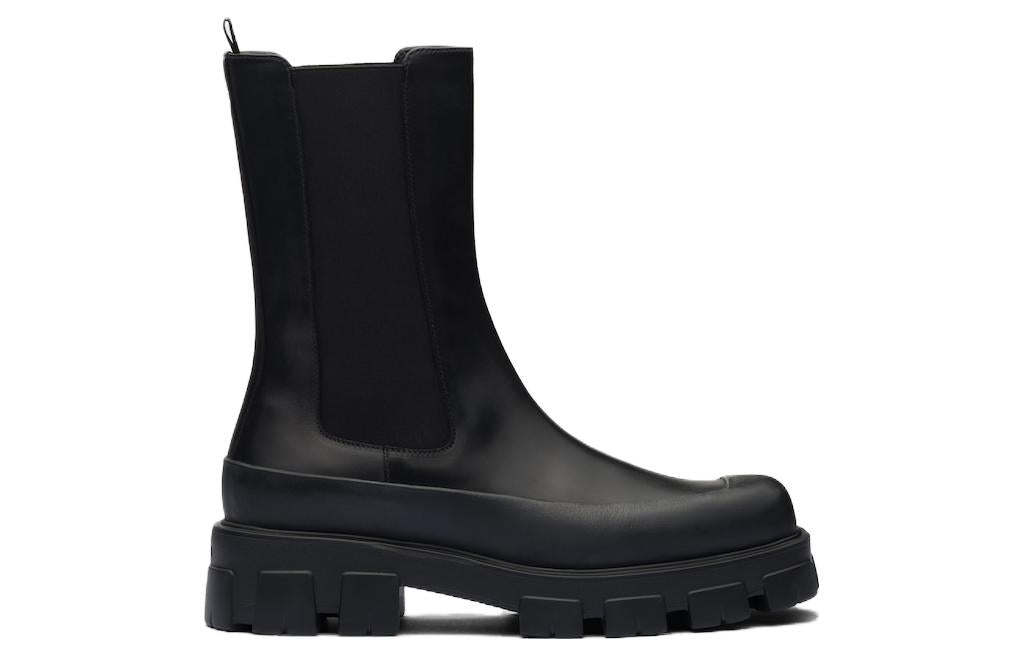 PRADA Crew Chelsea Boots Men's Black