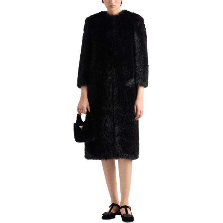 PRADA Coats Women's Black