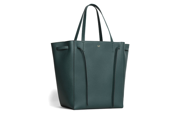 CELINE Cow Leather Handbag Medium Size Women's Amazon Color