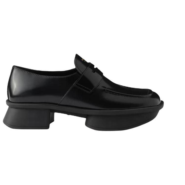 PRADA Equal Loafers 4cm Women's Black