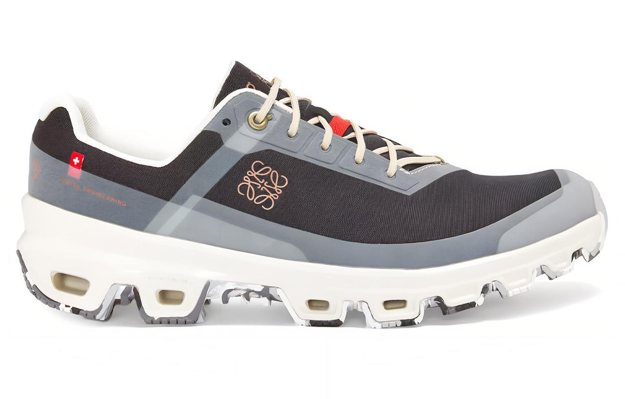 On x LOEWE Cushioning Low-Top Sports Casual Shoes Women's Black