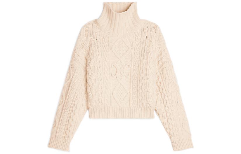 CELINE Cashmere Sweaters Women's White