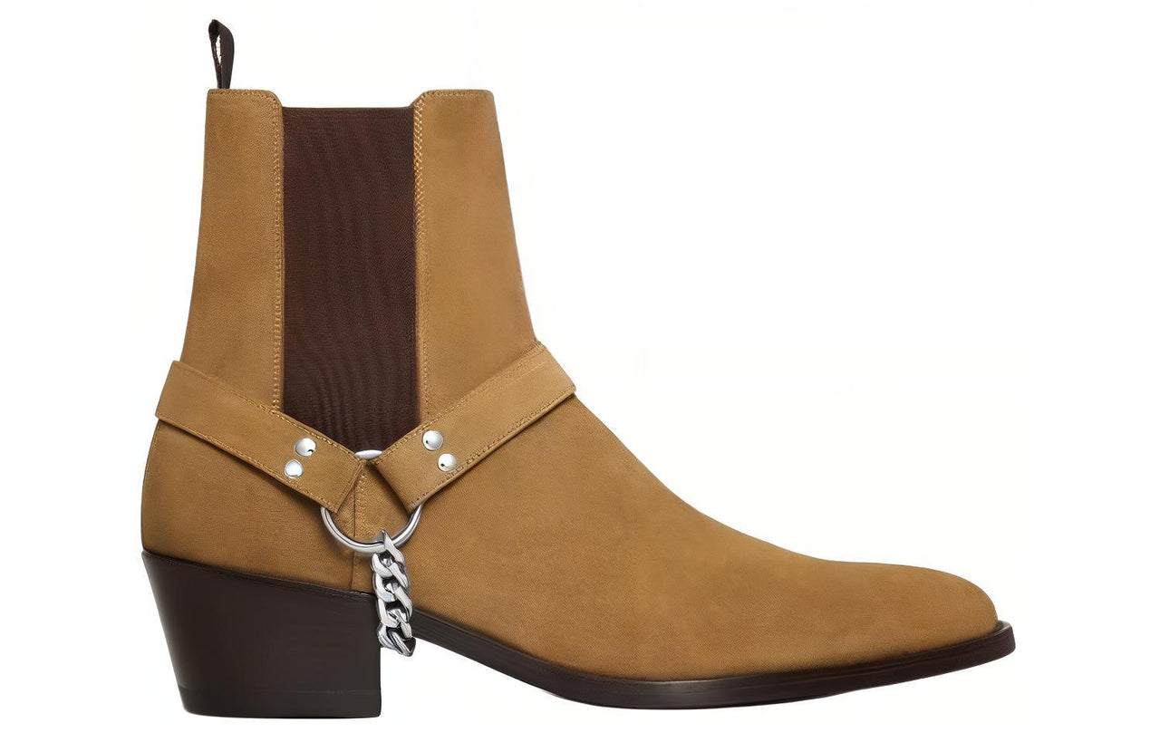 CELINE Chelsea Boots Men's Brown