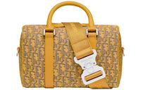 DIOR Lingot Cow Leather Saddle Bag, Travel Bag, Shoulder Bag, Crossbody Bag, Handbag Regular Men's Gold