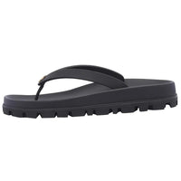 MIU MIU Slip Resistant Flip Flops Women's Black