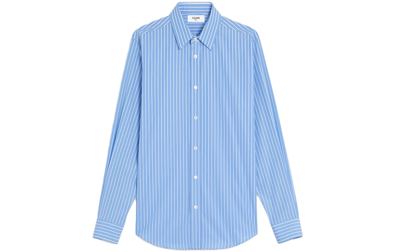 CELINE DYSFUNCTIONAL BAUHAUS Men's Collections Shirts Men Sky Blue