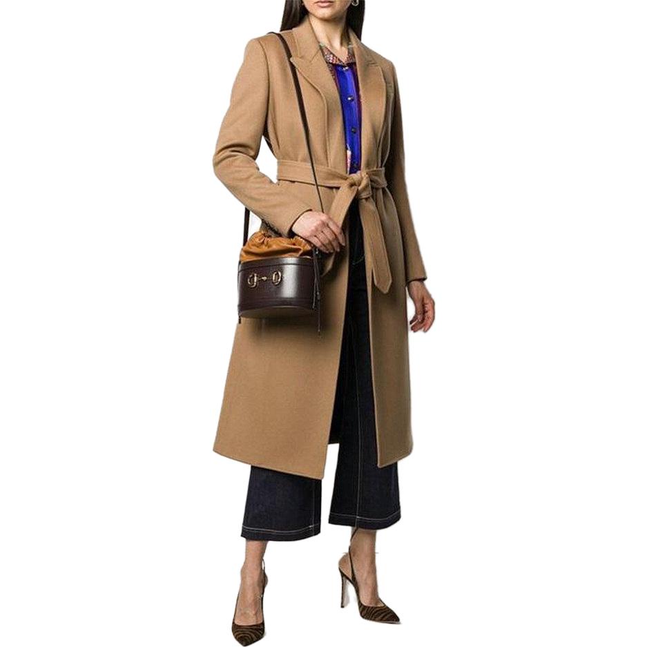 CELINE Coats Women's Camel