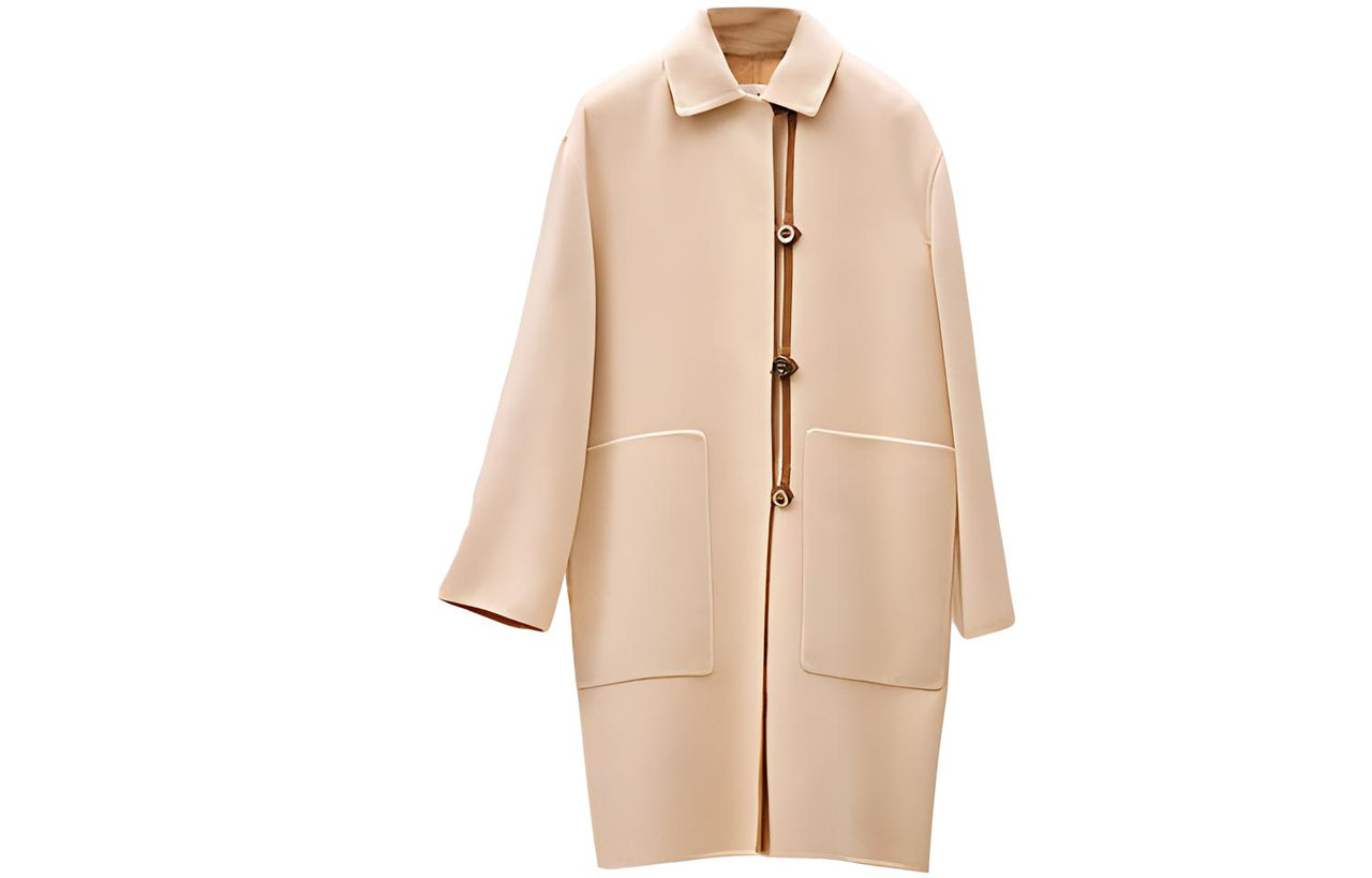 HERMES Velvet Jackets Women's Watercolor Yellow