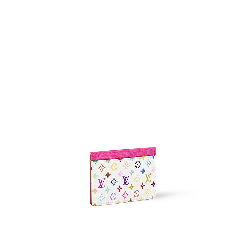 LOUIS VUITTON X Takashi Murakami Card Holder White Multicolored