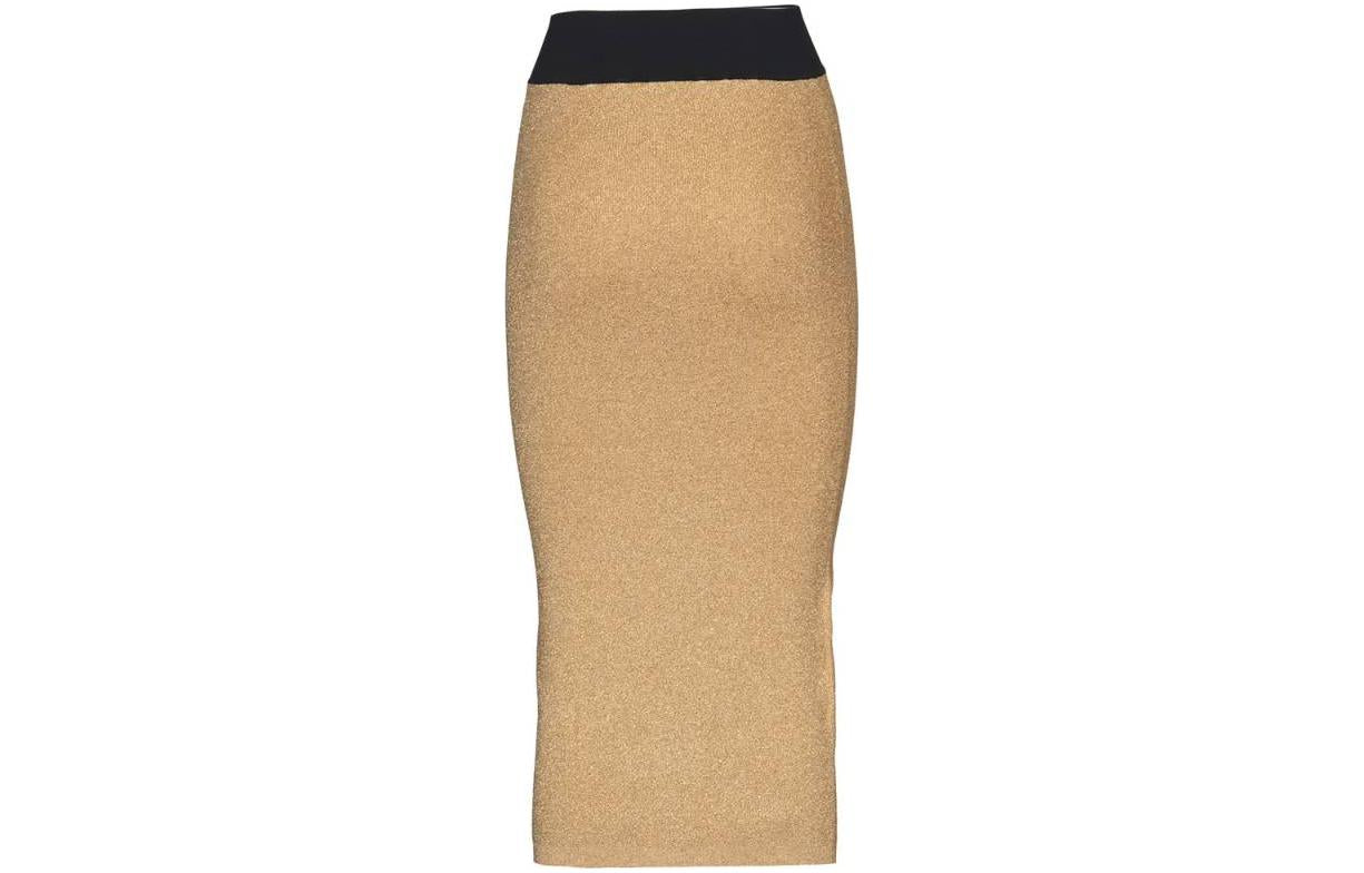 PRADA Casual Long Skirts Women's Khaki