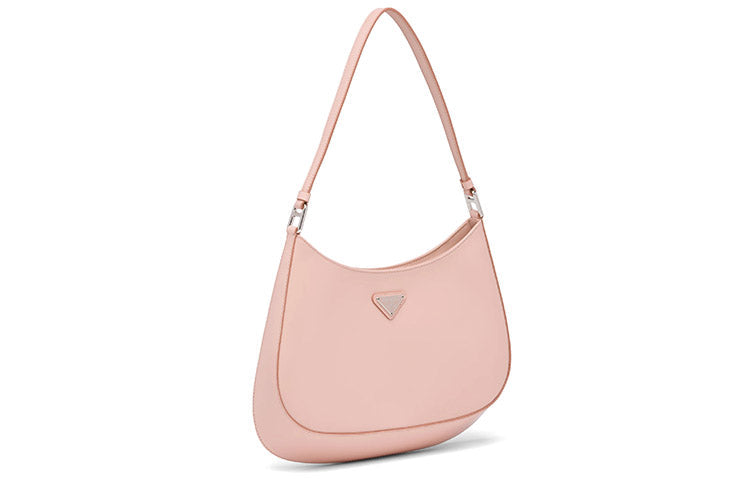 PRADA Cleo Leather Crossbody Bags Handbags Women's Orchid Pink