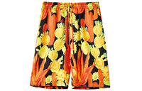 LOEWE Cactus Print Silk Drawstring Shorts