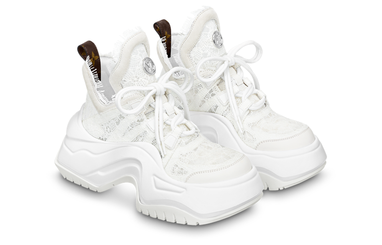 LOUIS VUITTON Archlight 2.0 Platform Sneakers 'White Lace' Women's