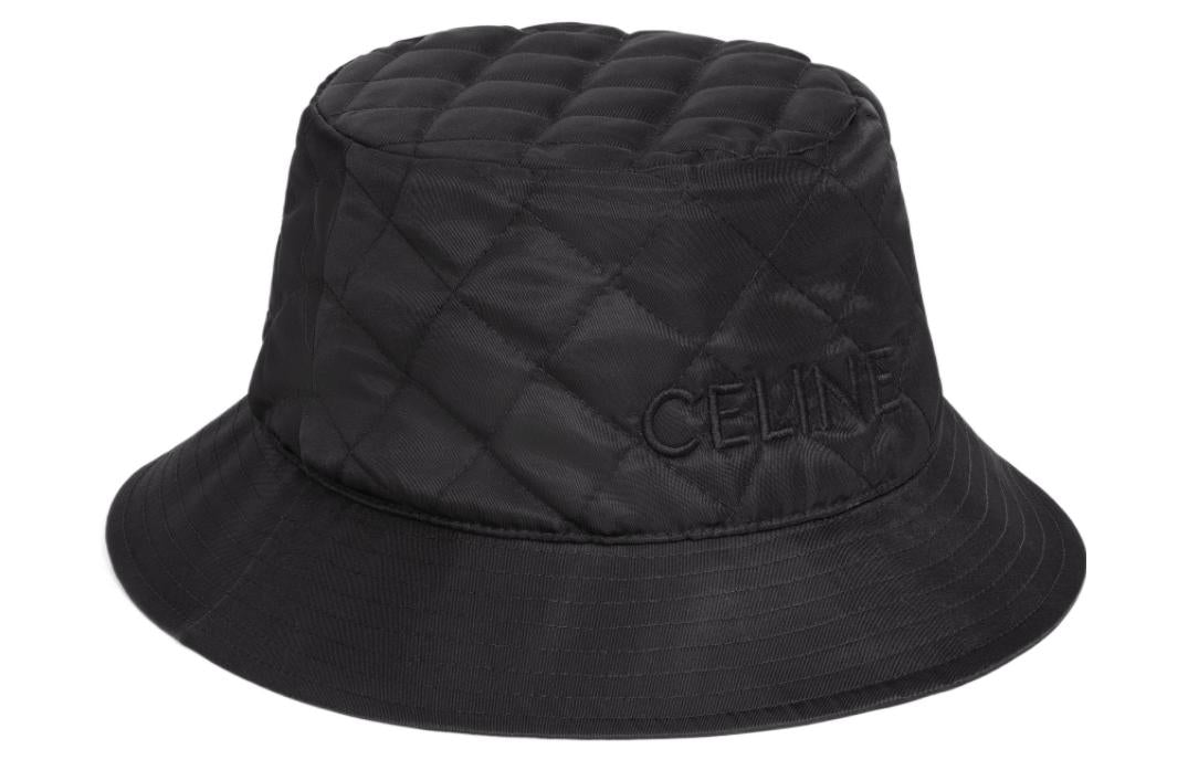 CELINE Logo Bucket Hat In Lightweight Nylon