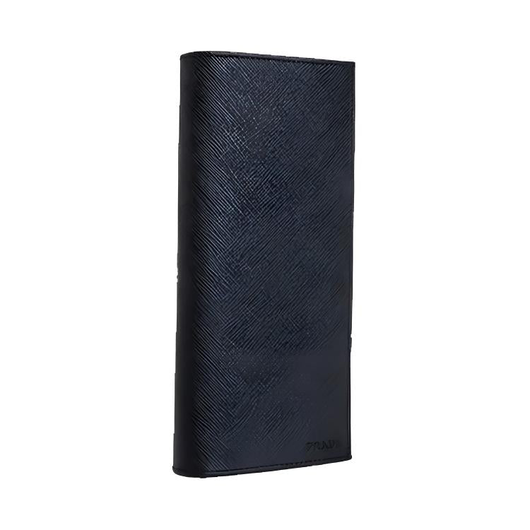 PRADA Cow Leather Wallet Unisex Black