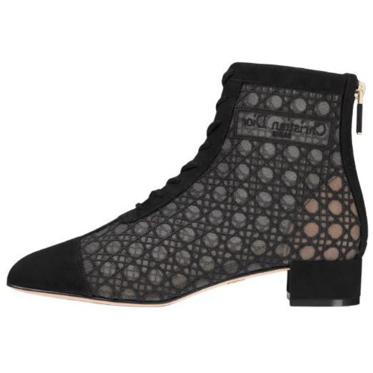 DIOR Naughtily D Ankle Boots 3cm Women's Black