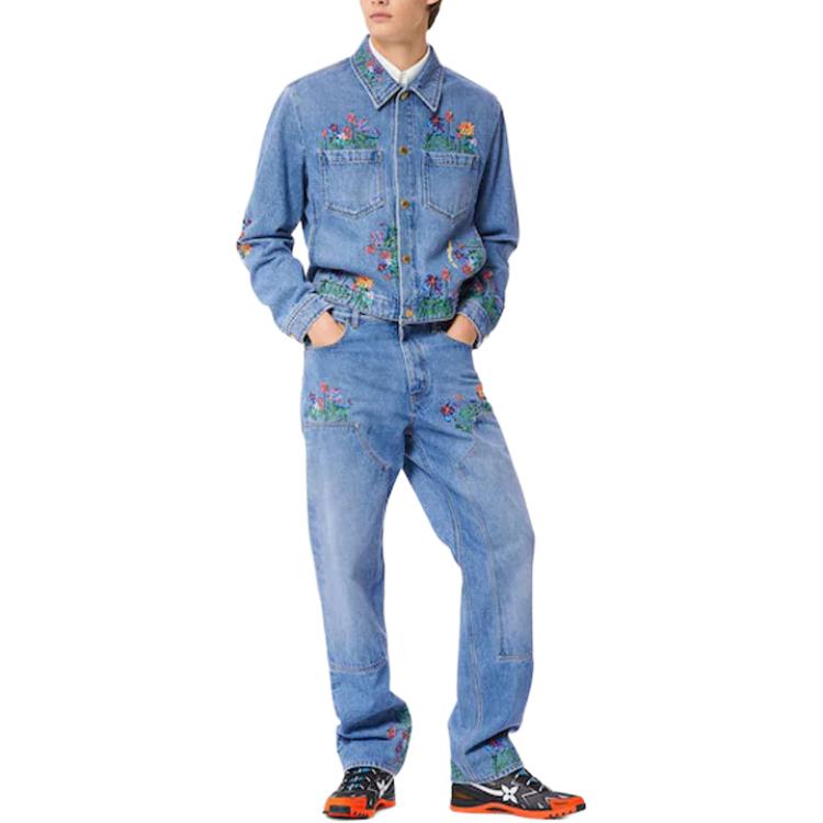 LOUIS VUITTON SS22 Denim Jacket Men's Blue