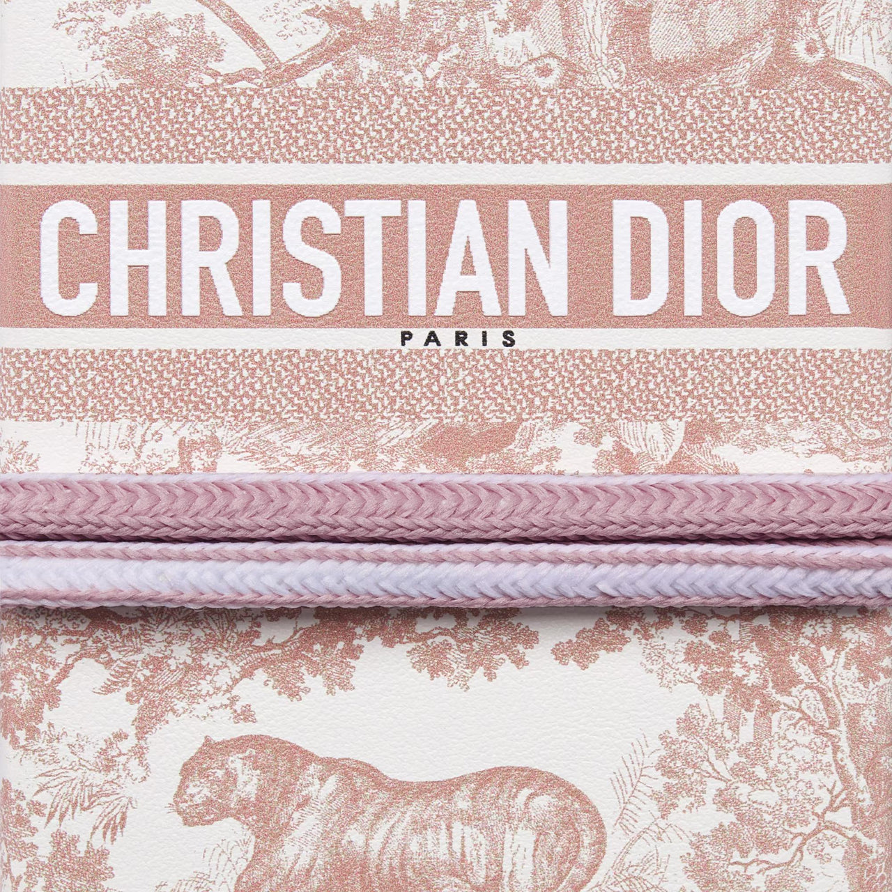 DIOR Genuine Leather Material Toile De Jouy Pattern Embroidery Phone Cases Compatible With IPhone 14 Pro
