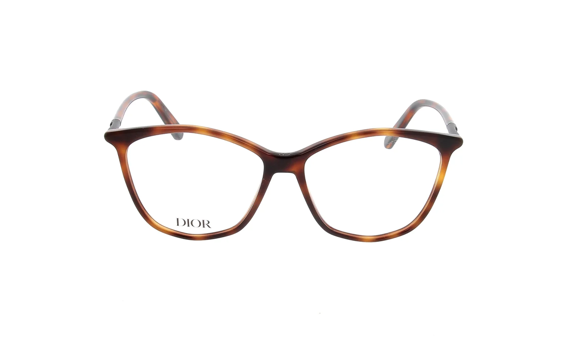 DIOR Acetate Butterfly Eyeglass Frames Women's Tortoiseshell