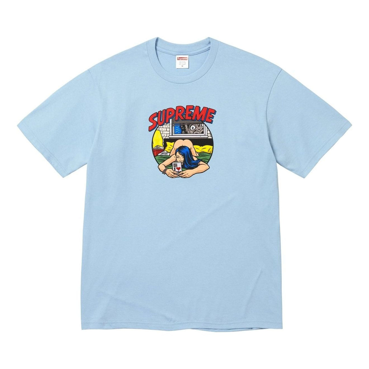 Supreme Bedroom T-Shirt 'Powder Blue' SS25T45-POWDER-BLUE
