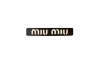 MIU MIU Hair Clips Women's Black