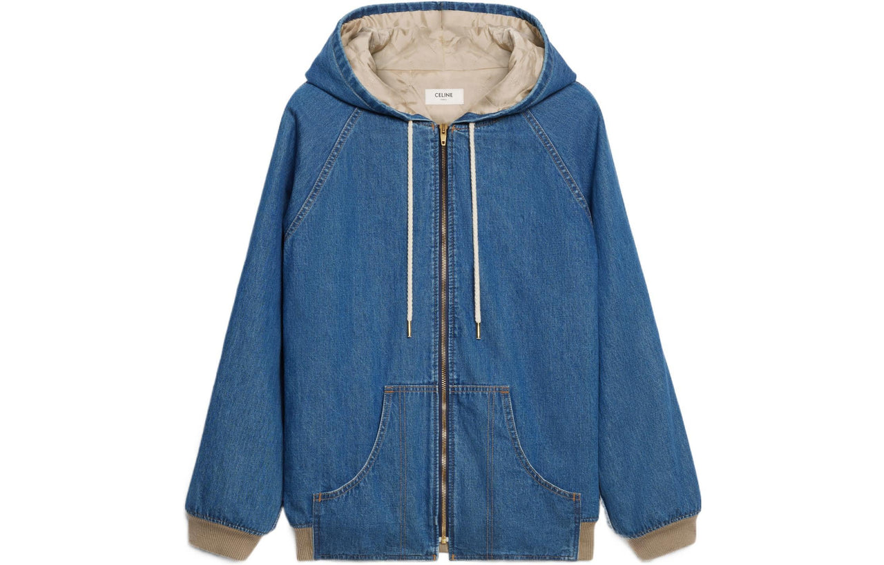 CELINE Denim Jackets Women's Blue