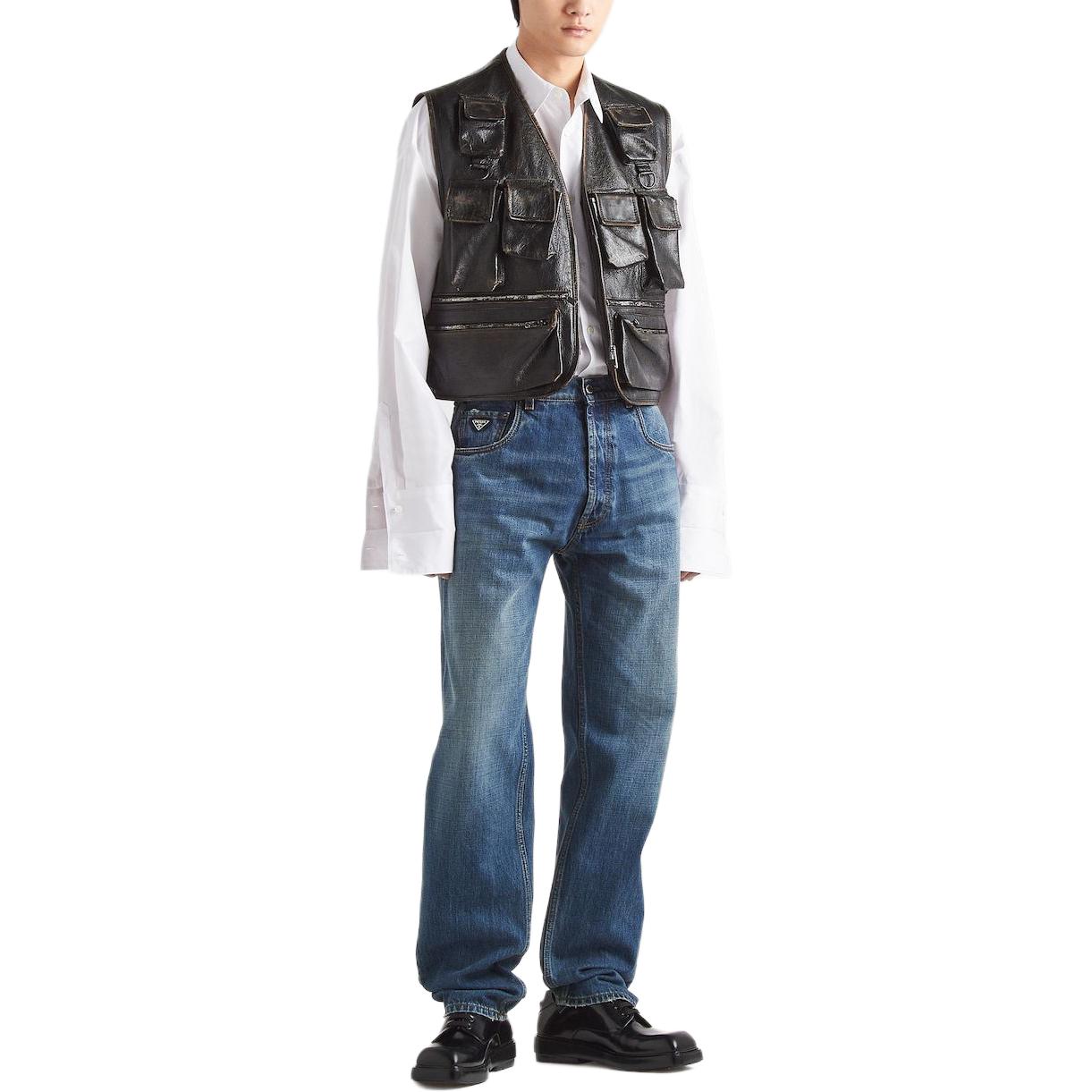 PRADA Zip-Up Cargo Gilet