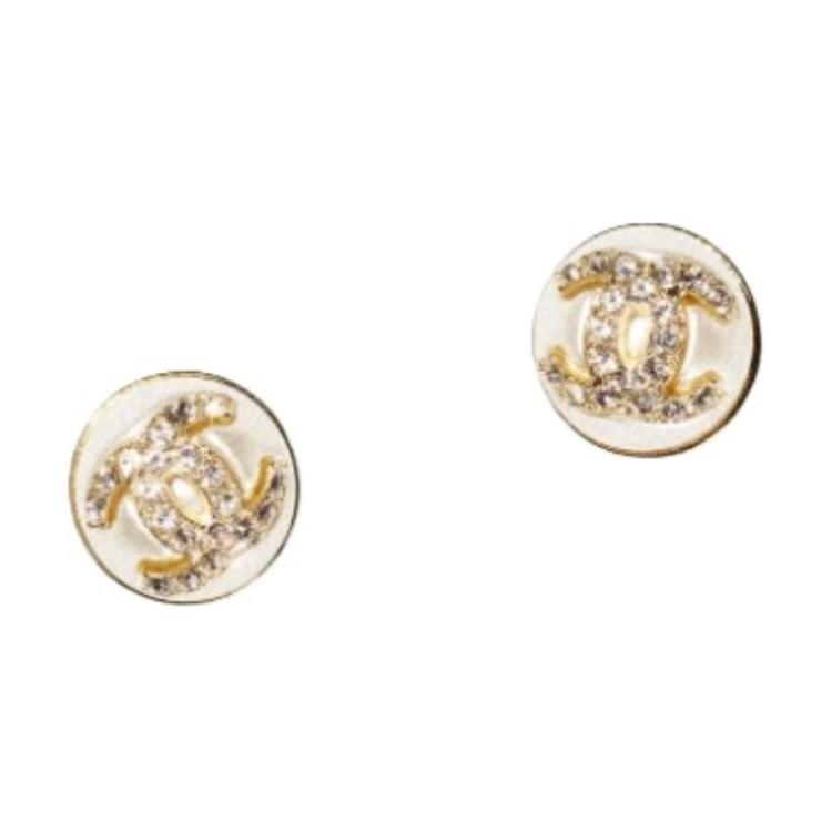 CHANEL - Stud Earrings Women's Gold