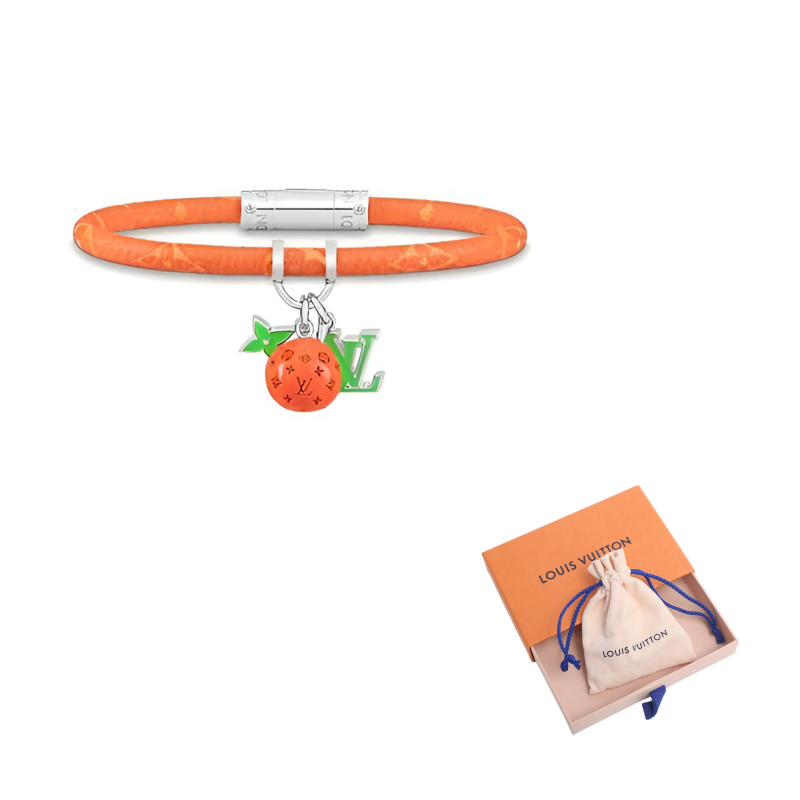 LOUIS VUITTON Hang It Lv Fruits Bracelet Monogram