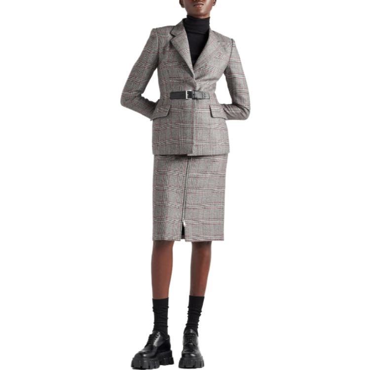 PRADA Business Suits Women's Gray