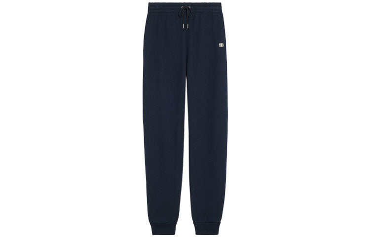 CELINE Knitted Sweatpants Women's Dark Blue