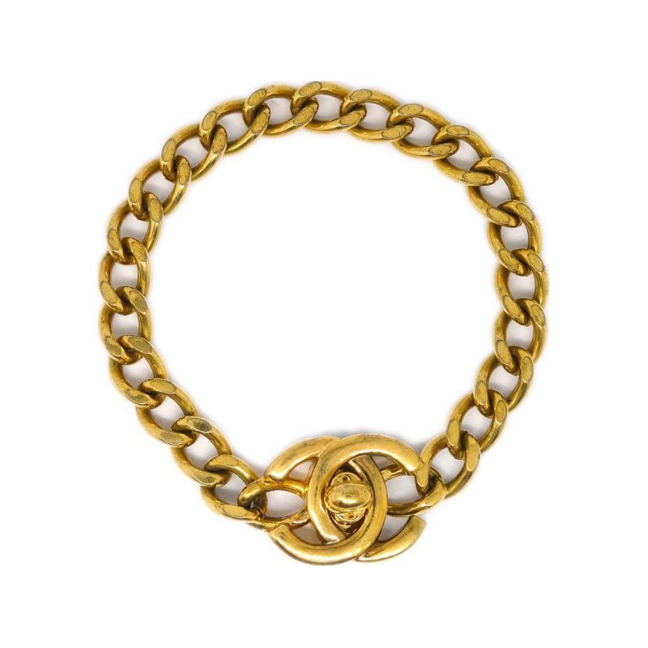 CHANEL 1999 Cc Turn lock Bracelet