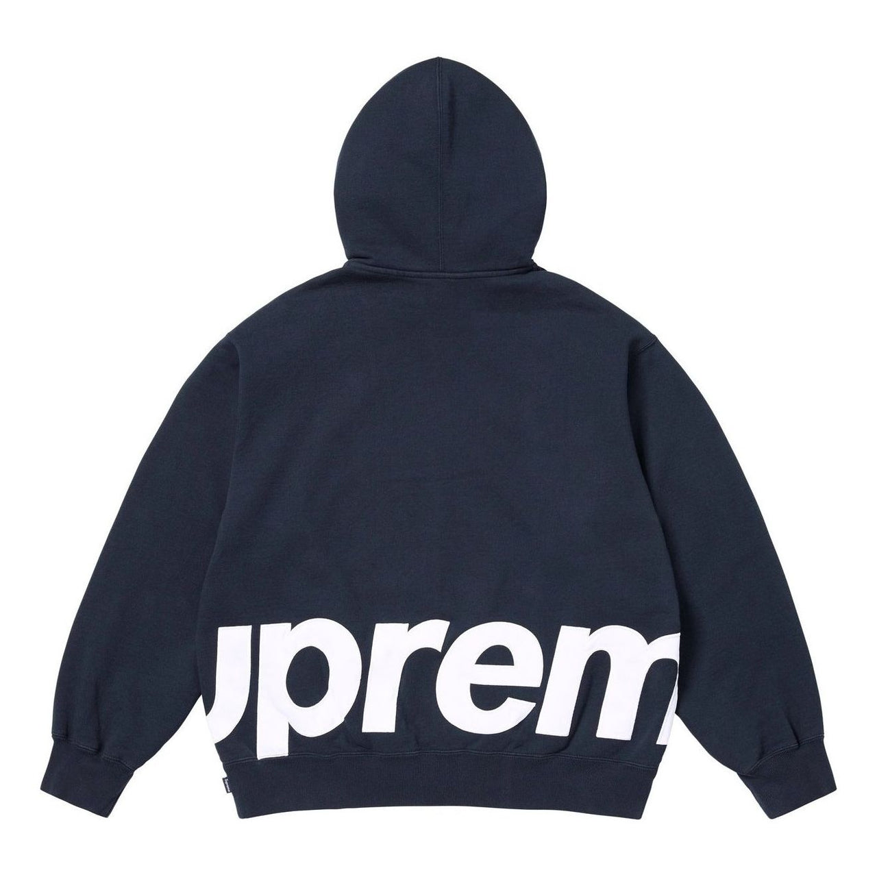 Supreme Big Logo Zip Up Hooded Sweatshirt 'Navy' SS25SW46-NAVY