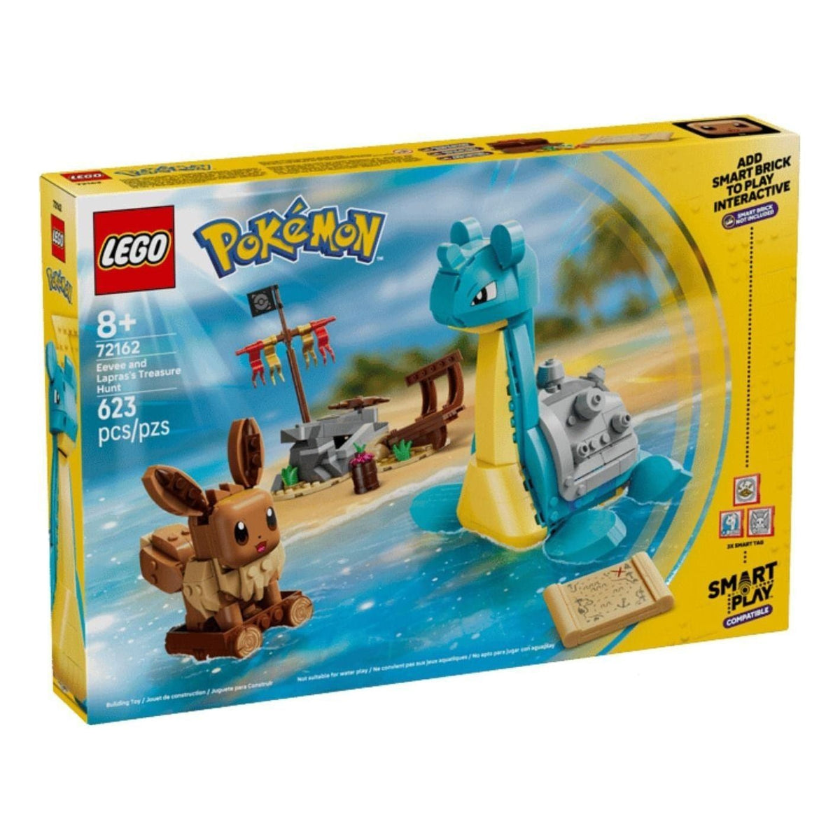 LEGO Pokemon Smart Play: Eevee And Lapras'S Treasure Hunt 72162