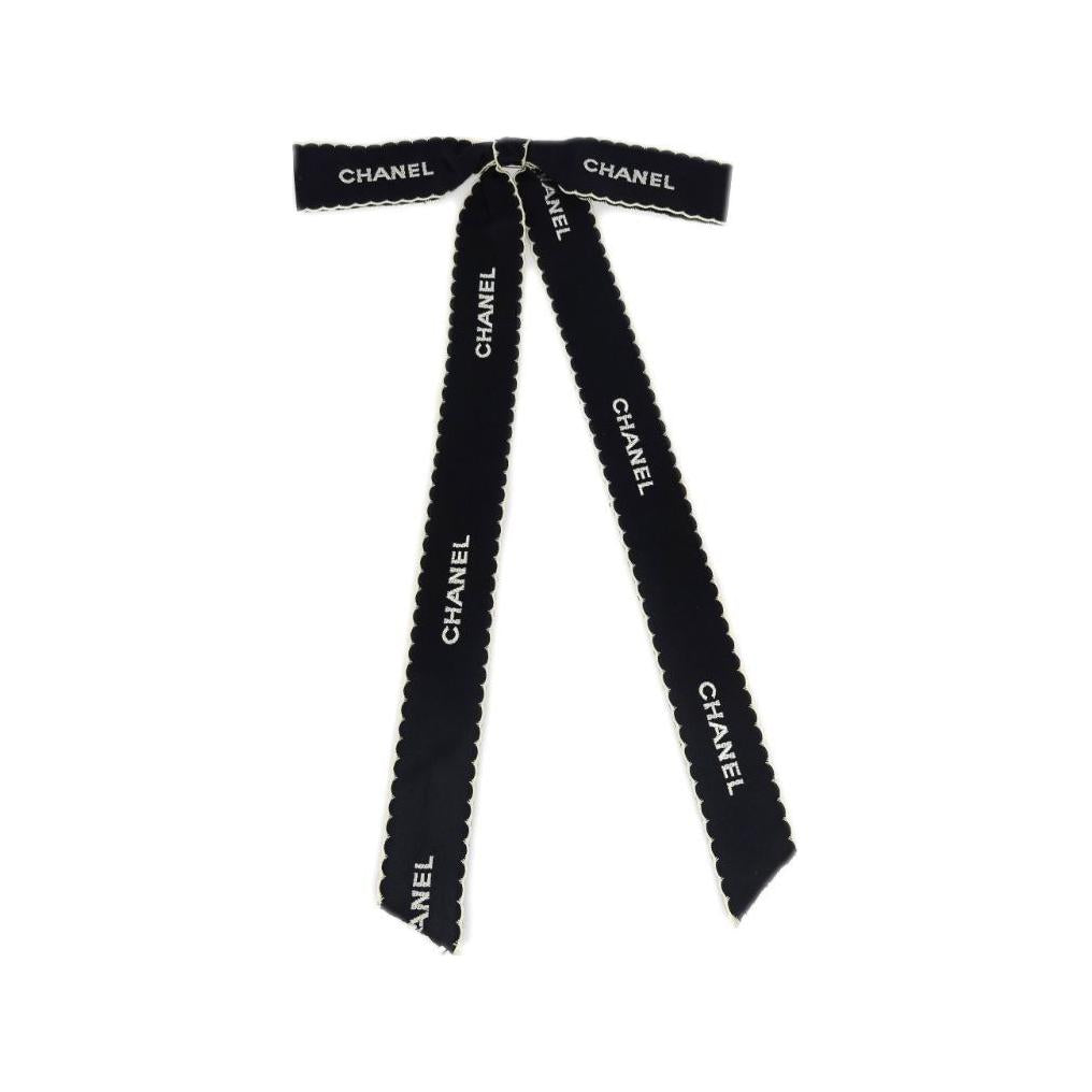 CHANEL 1990 2000s Satin Bow Brooch