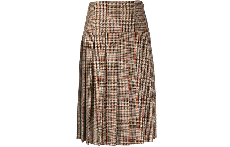 PRADA Casual Long Skirts Women's Khaki