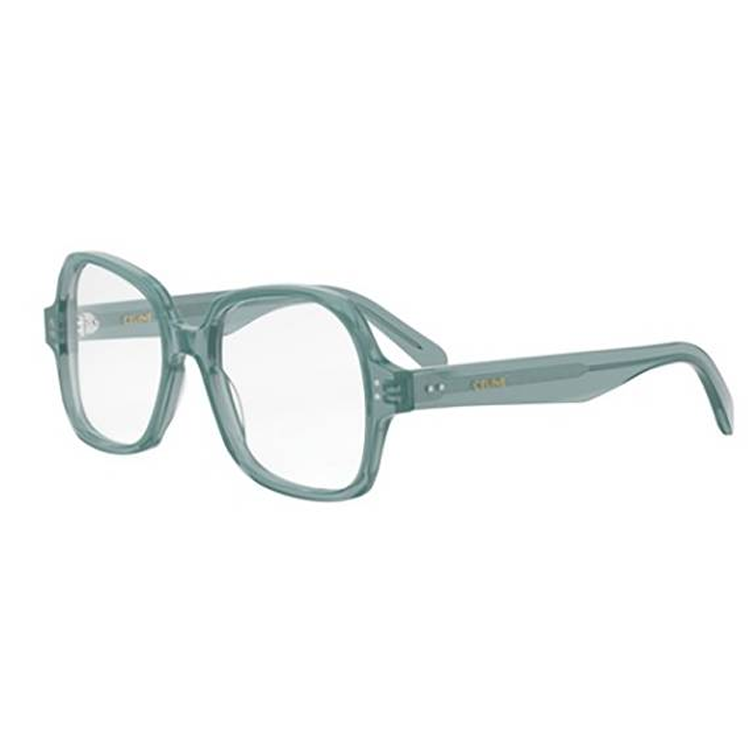 CELINE Eyeglass Frames Unisex Green
