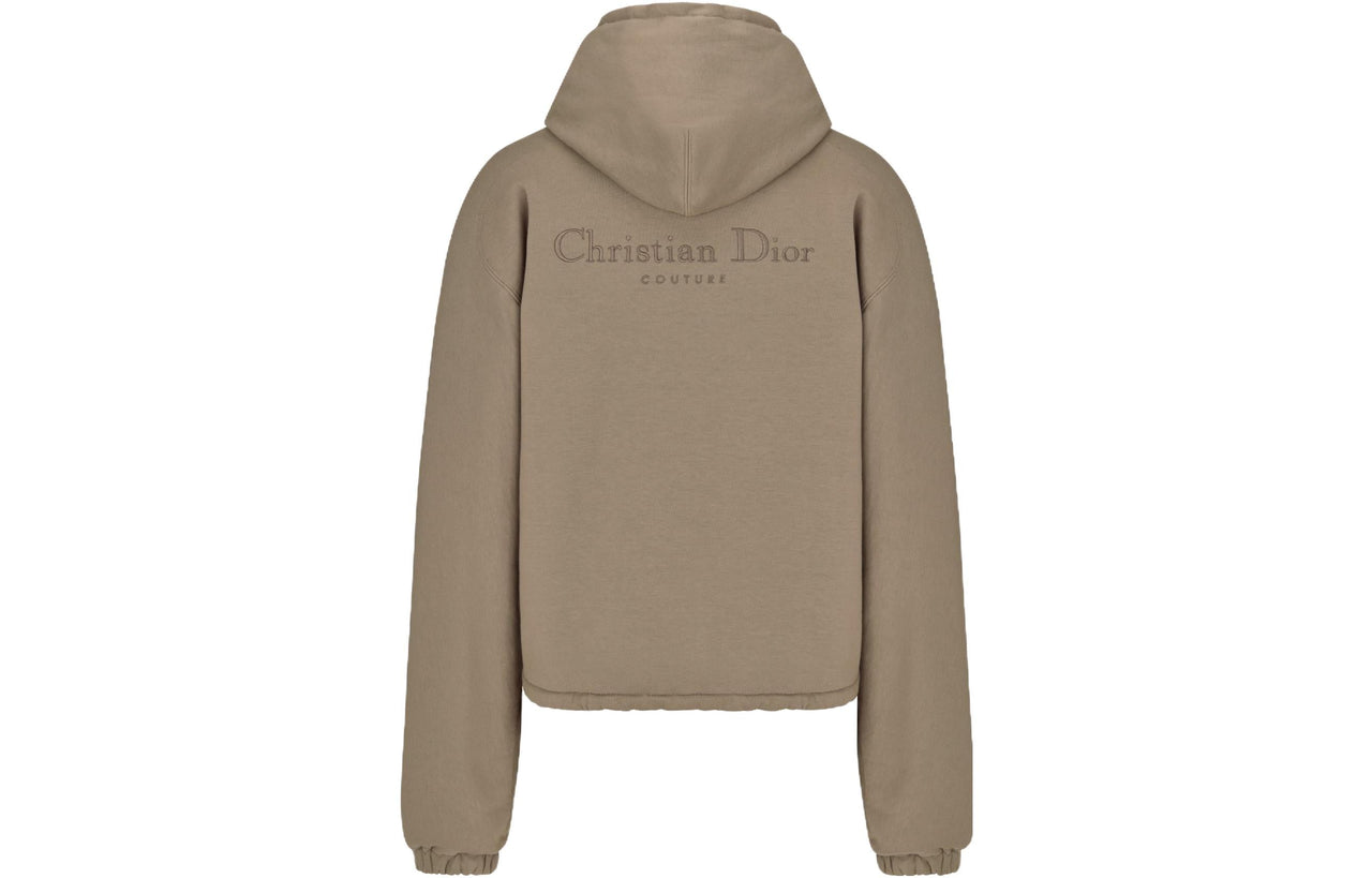 DIOR Logo Embroidered Zip Up Jacket